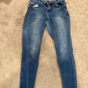 Denim skinny jeans